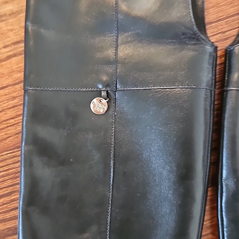 Patrizia Pepe girls over the knee leather boots size 35